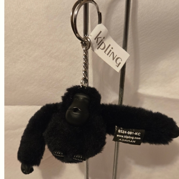 Kipling Accessories - Kipling Plush Black Gorilla Keychain